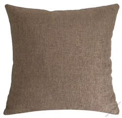 tan brown cosmo linen decorative throw pillow cover