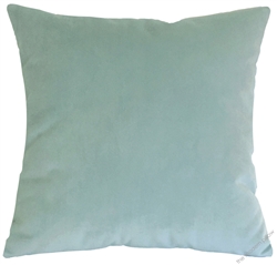 pool green velvet suede decorative throw pillow cover