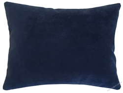navy blue velvet suede decorative throw pillow cover