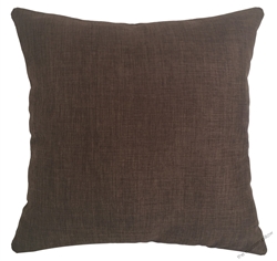 brown cosmo linen decorative throw pillow cover