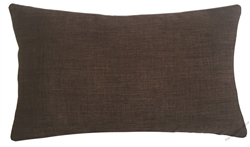 brown cosmo linen decorative throw pillow cover