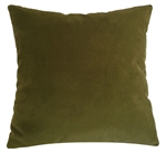 wasabi green velvet suede decorative throw pillow cover