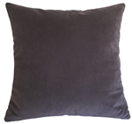 plum velvet suede decorative throw pillow cover