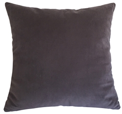 plum velvet suede decorative throw pillow cover