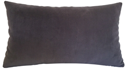 plum velvet suede decorative throw pillow cover