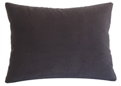 plum velvet suede decorative throw pillow cover