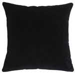 black velvet suede decorative throw pillow cover