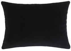 black velvet suede decorative throw pillow cover