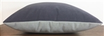 Plum Gray Velvet Suede Decorative Throw Pillow Cover