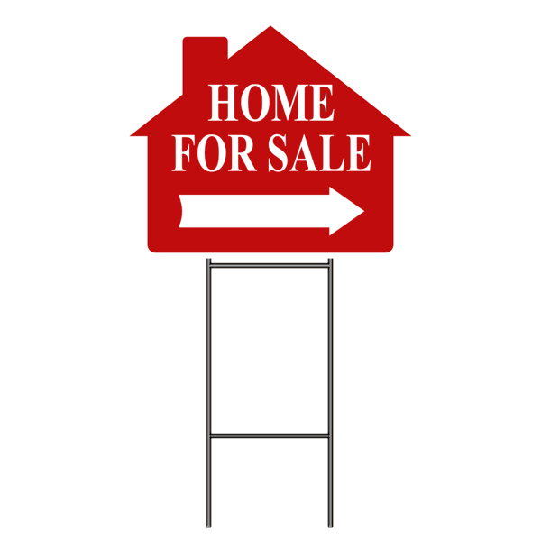 HOME FOR SALE W/FRAME - SINGLE UNIT ($8.10 ea.)