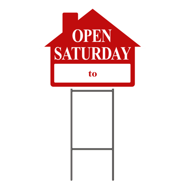 OPEN SATURDAY W/FRAME - SINGLE UNIT ($8.10 ea.)