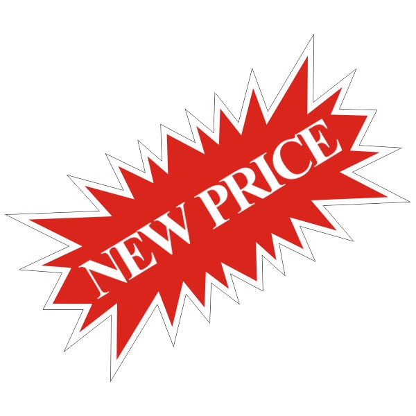 NEW PRICE STARBURST SIGN ($7.80 ea) - SINGLE UNIT