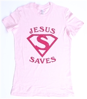 Jesus Saves Comic Theme Fashion Tee