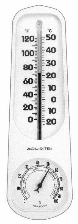 Indoor Thermometer with Humidity Gauge