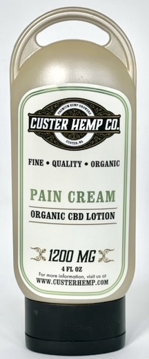 CBD Pain Cream 1200MG- Custer Hemp