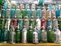 Assorted One of a Kind Seltzer Bottles