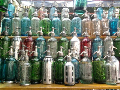 Assorted One of a Kind Seltzer Bottles