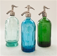 Collection III Vintage Seltzer Bottles