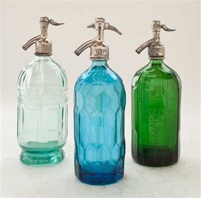 Collection III Vintage Seltzer Bottles