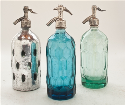 Collection VII Vintage Seltzer Bottles