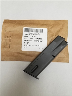 US GI ISSUE BERETTA 92F 15 ROUND MAGAZINE.