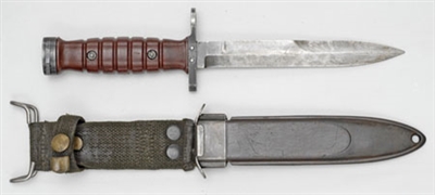 DUTCH USM1 CARBINE BAYONET WITH SCABBARD