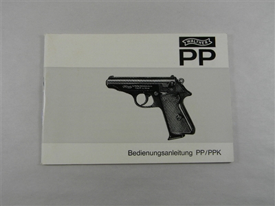 WALTHER PP/PPK BOOKLET