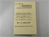 M1 GARAND OPERATOR MAINTENANCE MANUAL