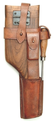 C96 BROOMHANDLE MAUSER WOOD HOLSTER SHOULDER STOCK SET