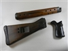 CETME RIFLE WOOD STOCK SET.