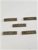 MAUSER 98K GRAY STRIPPER CLIPS MARKED "MAUSER" SET OF 5 PIECES.
