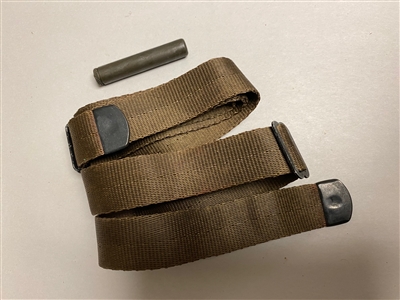 US GI M1 CARBINE KOREA ERA NYLON SLING WITH OILIER.