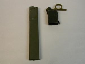 BRITISH WWII STEN 32 ROUND MAGAZINE WITH BOX TYPE LOADER