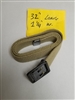 BRITISH ARMY UTILITY BELT 1950'S DATED KHAKI COLOR.