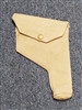 ENFIELD REVOLVER BRITISH WWII SQUARE KHAKI CANVAS HOLSTER.