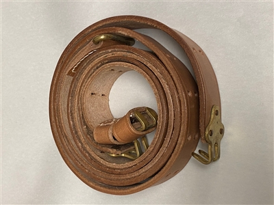 SPRINGFIELD 1903/1903A3 LEATHER SLING WITH 3 HOOKS.
