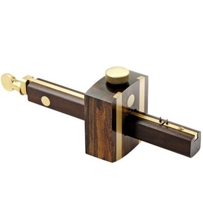 Premium Marking and Mortise Gauge Ebony/Brass Carpenter Tool Woodworking