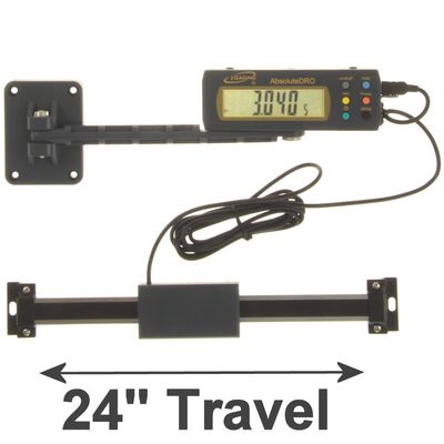 24" Absolute Digital Readout DRO Stainless Steel Super High Accuracy w/Remote Reading