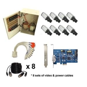 Geovision DVR Card 8 Camera Kit