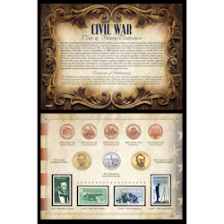 Civil War Coin & Stamp Collection