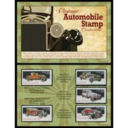 Vintage Automobile Stamp Collection