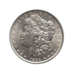 1894P Morgan Silver Dollar in Fine Condition (F15) Graded by AACGS