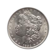 1894S Morgan Silver Dollar in Extra Fine Condition (XF40) Graded by AACGS