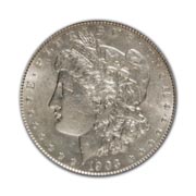 1903P Morgan Silver Dollar in Extra Fine Condition (XF40) Graded by AACGS