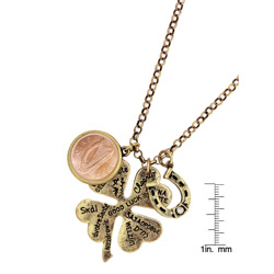 Lucky Language Irish Coin Pendant