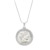 Sterling Silver Twisted Rope Silver Barber Half Dollar Pendant