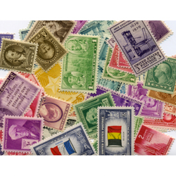 40 U.S. Postage Stamps from the 1910's, 1920's, 1930's & 1940's