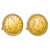 Gold-Layered Liberty Nickel Goldtone Bezel Cuff Links