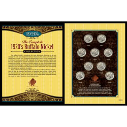 Complete 1920's Buffalo Nickel Collection
