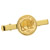 Gold-Layered Westward Journey Bison Nickel Goldtone Tie Clip